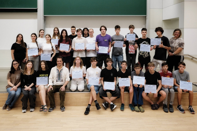 Teilnehmer:innen der Simons Science School in Mathematics 2025