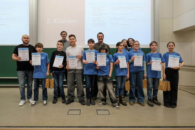 Teilnehmer:innen beim m3-Wettbewerb in Wien 2026