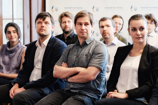 Präsentation von Mathe+ in der ukrainischen Botschaft in Wien 2024