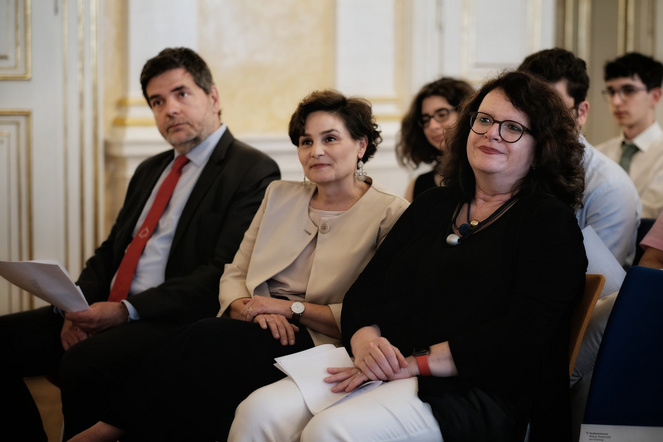 Teilnehmer:innen beim Tag der Wissenschaftsolympiaden 2024