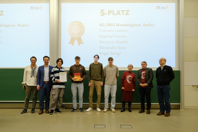 Siegerehrung vom Náboj Mathematik 2025