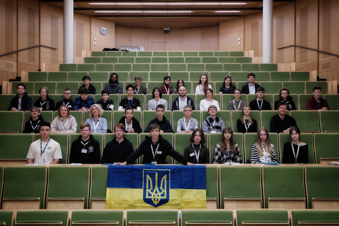 Teilnehmer:innen der Simons Science School in Chemistry and Physics 2025