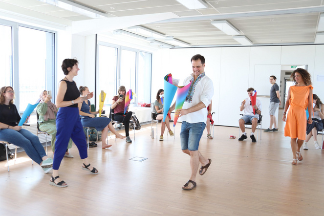 Teilnehmer:innen bei der Akademie für Junglehrpersonen 2024