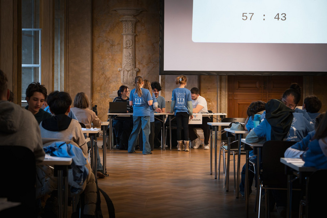 Teilnehmer:innen beim m3-Wettbewerb in Wien 2026