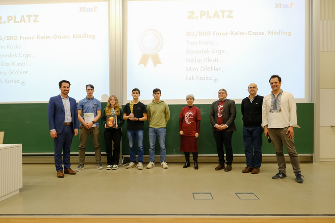 Siegerehrung vom Náboj Mathematik 2025