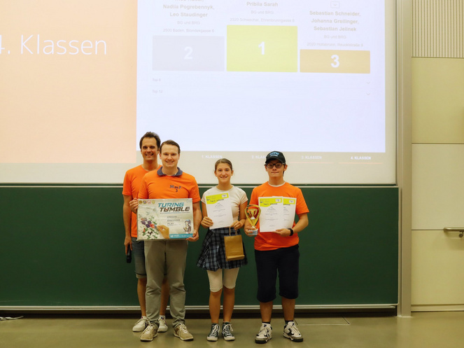 Siegerehrung des Wettbewerbs m3 in Wien 2025