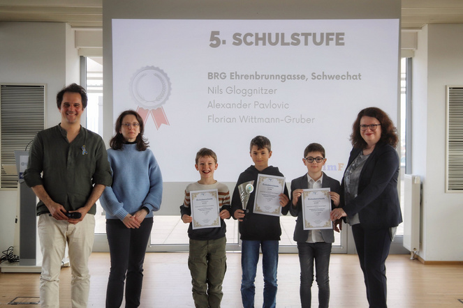 Siegerehrung vom m3 Wettbewerb im Jänner 2025