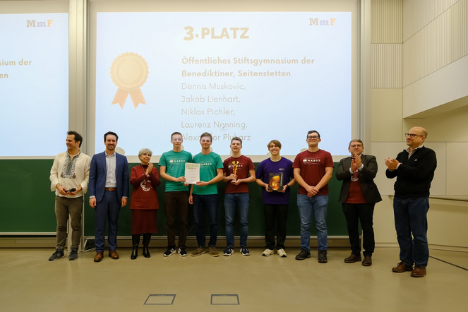Siegerehrung vom Náboj Mathematik 2025
