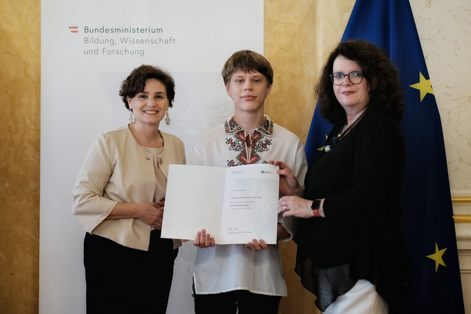 Teilnehmer:innen beim Tag der Wissenschaftsolympiaden 2024