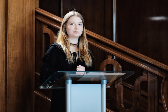 Präsentation von Mathe+ in der ukrainischen Botschaft in Wien 2024