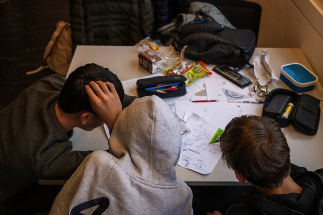 Teinehmer:innen bei NÁBOJ Junior am FH Technikum in Wien 2025