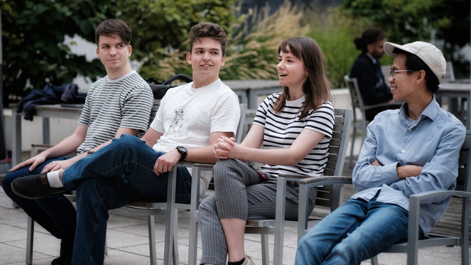 Teilnehmer:innen der Simons Science School in Mathematics 2025
